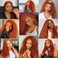 18 20 22 Inch Orange Bundles Deep Wave Human Hair Dark Orange Bundles Color 350 Bundles Ginger Orange Deep Wave Bundles Copper Red Double Weft Brazilian Real Remy Hair Extensions