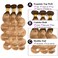 Brown Bundles Obmre Honey Blonde Bundles Body Wave Human Hair 18 20 22 Inch Unprocessed Brazilian Virgin Hair Darl Brown To Honey Blonde Double Weft No Tangle Bundles