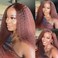 Reddish Brown Kinky Straight Bundles Human Hair Copper Red Brown Bundles Color 33 Human Hair Yaki Straight Bundles 16 16 16 Inch Double Weft Brazilian Remy Hair Extensions for Black Women