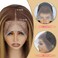 Highlight Lace Front Wig Pre Plucked 13x4 HD Glueless Honey Blonde Lace Front Wig for Women Natural Looking Synthetic Heat Resistant Fiber Lace Wig (26 Inch)
