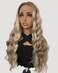 13x6 Synthetic Lace Front Wig Long Wavy 26" Highlight Blonde Glueless Wig for Women Pre plucked HD Lace Free Part Body Wave Frontal Wigs Daily Use