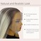 13x6 Lace Front Wig Synthetic Hair Highlight Blonde Balayage Long Straight Synthetic Lace Front Wig with Preplucked Hairline for Women 24inch Daily Wig