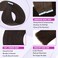Tape in Hair Extensions Human Hair Dark Brown Straight Hair Extensions Tape in Human Hair 20 Pcs/Pack 40g Tape in Extensions Hair Extensions 10 Inch for Women （10Inch，Dark Brown，40g)