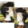 Short Bob Wig Lace Front Wigs for Black Women Human Hair Wig Pixie Cut Wigs With Bangs Pre Plucked T Part Lace Frontal Wig With Baby Hair 1B Color