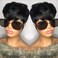 Short Bob Wigs for Black Women Human Hair Pixie Cut Wig with Bangs Glueless Short Pixie Wig Layered None Lace Front Wig Full Machine Made 1B Color