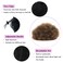 Afro Puff Ponytail for Black Women Kinky Curly Ponytail Hair Ombre Brown Synthetic Hair Bun Extensions Hairpieces Updo Hair With Two Clips (1BT27)