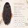 Gx Beauty Long Dark Brown Curly Drawstring Ponytail 26Inch Curly Ponytail Hair Extension Synthetic Clips in Drawstring Ponytail for Women Daily Use (Dark Brown)