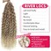 Goddess Locs Crochet Hair 26Inch Curly Faux Locs Crochet Hair,6Packs Pre-looped River Locs Bohemian Locs Crochet Braids for Black Women(26inch 27/613)