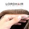 Lordhair Toupee for Men European human hair Full French Lace Hairpieces，Base Size 8x10 inch Hair Replacement System for Men Natural Hairline Human Hair Wig #5Medium Brown