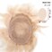 Lordhair Toupee for Men European human hair Full French Lace Hairpieces，Base Size 8x10 inch Hair Replacement System for Men Natural Hairline Human Hair Wig #22 Light Blond