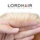 Lordhair Toupee for Men European human hair Full French Lace Hairpieces，Base Size 8x10 inch Hair Replacement System for Men Natural Hairline Human Hair Wig #22 Light Blond
