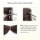 Frontal Hairpiece for Men Dark Brown Hair Extension Hairline Loss Straight Tape in Human Hair Toppers Replacement Toupee (0.78"x6.3", 6", Dark Brown)