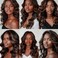 Highlight Body Wave Bundles Human Hair Ombre Brown Bundles 8 10 12 Inch 8A Brazilian P4/30 Human Hair Bundles Extension