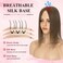 Hair Topper for Women with Thinning Hair 12 Inch Human Hair Topper No Bangs 100% Real Human Hair 10 * 12cm Lace Silk Base Hand-Tied #04 Medium Brown