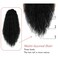 Long Curly Drawstring Ponytail Extension for Women 26 inches Black Long Wavy Clip in Ponytail Synthetic Long Black Drawstring Ponytail for Daily Party Use
