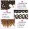 18 Inch Passion Twist Hair, Water Wave Crochet Hair for Women Ombre Blonde Passion Twist Crochet Hair Long Bohemian Synthetic Curly Braiding Hair Extensions Passion Twists Braiding Hair (7pcs,1B/27)
