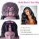 V Part Wig Body Wave Wigs Upgrade U Part Half Wigs for Black Women, 24inch Black Synthetic Glueless V Part Wig No Leave Out Clip in Extensions Thin Part Wig V Shape Wig Beginner Friendly(1B#)