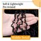 Yanky Twist Crochet Hair, Pre-Looped 12 Inch 8 Packs Senegalese Twist Crochet Hair, Pre-Twisted Synthetic Crochet Braids - Mini Spring Twist with Curly Ends (1B)