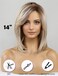 HAIRCUBE Shoulder Length Bob Wigs for Women Side Parting