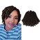Niseyo Pre twisted Bob Spring Twist Hair 6 Inch 7 Packs Short Pre-looped Crochet Braid (4#/Brown)