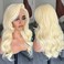 613 Lace Frontal Wig, Body Wave 13x6 HD Lace Front Wig Pre-plucked Glueless Wig For Black Women 613 Blonde Wigs Side Part Middle Part