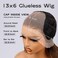 613 Lace Frontal Wig, Body Wave 13x6 HD Lace Front Wig Pre-plucked Glueless Wig For Black Women 613 Blonde Wigs Side Part Middle Part