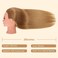 Mannequin Head with Hair 26" Cosmetology Mannequin Doll Head for Hair Styling,Training Practice Braiding Manikin Head with Table Clamp