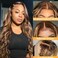 Highlight Omber 13x6 Lace Front Wigs Human Hair Body Wave Lace Front Wigs Human Hair Pre Plucked 13x6 HD Lace Frontal Wigs for Women 150 Density (P4/27, 32 Inch)