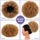 Afro Puff Kinky Curly Drawstring Ponytail For Black Women High Puff Drawstring Short Ponytail Bun For Short Natural Hair Afro Kinky Curly Ponytail Hairpieces With Clip In(27#)