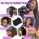 12Inch Afro Kinkys Bulk Natural Black 100% Human Hair 45g&plusmn;5g/bundles - Braiding Hair for Dreadlocks/Loc Repair/Dreadlock Extensions/Twists/Braids
