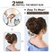 HMD 5 Pieces Messy Hair Bun Hairpiece Tousled Updo for Women Hair Extension Ponytail Scrunchies with Elastic Rubber Band Long Updo Messy Hairpiece Hair Accessories Set for Women（8/30）