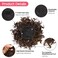 HOOJIH Curly Hair Bun, Messy Bun Hair Piece Elastic Drawstring Loose Wave Messy Bun Large Full Hair Bun Extension Hairpiece Short Synthetic Ponytail Extension for Women - Dark Brown with Light Auburn