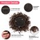 HOOJIH Curly Hair Bun, Elastic Drawstring Loose Wave Messy Bun 1PC Large Full Hair Bun Extension Hairpiece Short Synthetic Ponytail Extension for Women - Medium Cool Beige Brown