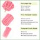 Passion Twist Hair 30inch Pink Pretwisted Passion Twist Crochet Hair 1Pack Light Pink Long Passion Twist Hair,Pre-Looped Water Wave Synthetic Natural Curly Braid Hair Extensions