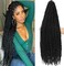 Passion Twist Hair 30 inch PreTwisted Long Passion Twist Crochet Hair Pre Looped Bohemian Curly End Crochet Hair for Black Women Yanky Passion Twist Crochet Hair Water Wave Crochet Braids Extensions