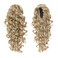 SWACC 12-Inch Ponytail Extensions Synthetic Clip in Drawstring Curly Ponytail Hairpiece Jaw Clip Hair Extension (Honey Blonde Blended-16/18#)