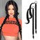 YOGFIT 2PCS DIY Braid Ponytail Extension, Long Straight Wrap Around Ponytail Hair Extensions Natural Soft Synthetic Hairpieces for Women Daily Wear