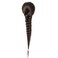 15 Inch Fishbone Braid Ponytail Extensions Women Hairpieces Synthetic Curly Ponytail Fishtail Drawstring Ponytail Clip in Fake Hair (4#)