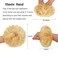 FESHFEN Human Messy Buns - 100% Human Hair Bun Real Scrunchies Hair Pieces Ponytail Extensions Wavy Tousled Updo Chignon Hairpieces for Women，Mixed Blonde