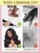 24 Inch Body Wave Lace Front Wigs Human Hair Pre Plucked 180% Density 13x4 Transparent HD Lace Front Wigs for Women Glueless Frontal Wigs with Baby Hair Natural Black Human Hair Wig