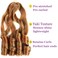 French Curl Braiding Hair 22 Inch Loose Wave Braiding Hair Yaki Texture 8 Packs curly braiding hair Pre Stretched Synthetic Spanish Curl Braiding Hair Extensions for Women 27/30