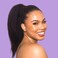 Wrap Drawstring Kinky Straight Human Hair Ponytail for Balck Women Yaki Straight Remy Human Hair Ponytail Extension 10A Grade Afro Yaki Clip In Pony Tail Hairpiece 120g Natural Color (10 Inch)