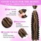Human Braiding Hair for Boho Braids 2 Bundles 160g for Bohemian Braids Deep Wave Bulk Human Hair for Braiding No Weft Hair Extensions for Boho Braids Human Hair 24 Inch (P4/27)