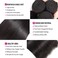 Straight Human Hair Bundles 16 16 inch 2 Bundles Human Hair 100% Unprocessed Brazilian virgin 12a Hair Natural Black Color 200G Per Pack
