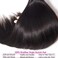 Straight Human Hair Bundles 16 16 inch 2 Bundles Human Hair 100% Unprocessed Brazilian virgin 12a Hair Natural Black Color 200G Per Pack