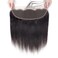 13x4 Lace Frontal Closure Straight Human Hair Ear to Ear HD Lace Frontal Closure Free Part Brazilian Straight Hair Extensions 150% Density Lace Frontal Human Hair Pre Plucked with Baby Hair 14 Inch