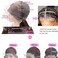 13x6 Lace Front Wigs Human Hair Pre Plucked Bye Bey Knots Pre Bleached HD Straight Lace Front Human Hair Wig 180 Density Frontal Lace Wig Glueless Wigs Human Hair with Baby Hair for Women 26 Inch