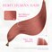 Itip Human Hair Extensions I Tip Hair Extensions Human Hair 50g 18inch(#32) Reddish Brown Itip Hair Extensions I Tips Hair Extensions Real Human Hair Cold Fusion Itip Hair Extensions