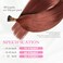 Itip Human Hair Extensions I Tip Hair Extensions Human Hair 50g 18inch(#32) Reddish Brown Itip Hair Extensions I Tips Hair Extensions Real Human Hair Cold Fusion Itip Hair Extensions