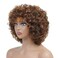 Short Bob Curly Wig with Bangs Human Hair Pixie Cut Wig Bouncy Curlys Wear and Go Glueless Wigs for Black Women Brazilian Hair No Lace Front Afro Wig 180% Density (8 Inch, P4/27)
